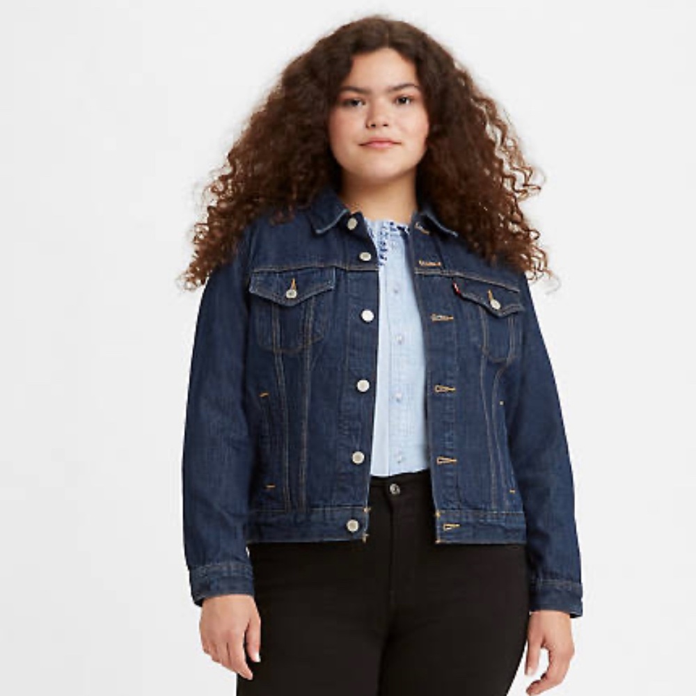 *NWT* Levi Strauss & Co. Women's SilverTab Baggy Trucker Denim Jacket Size Small
